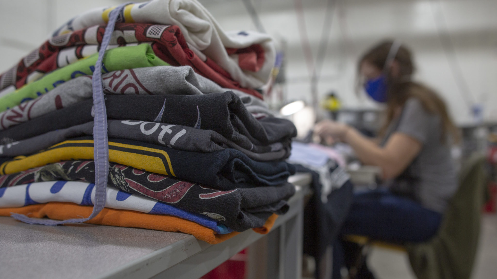 Textile Sorting, Shredding and Recycling Goodwill