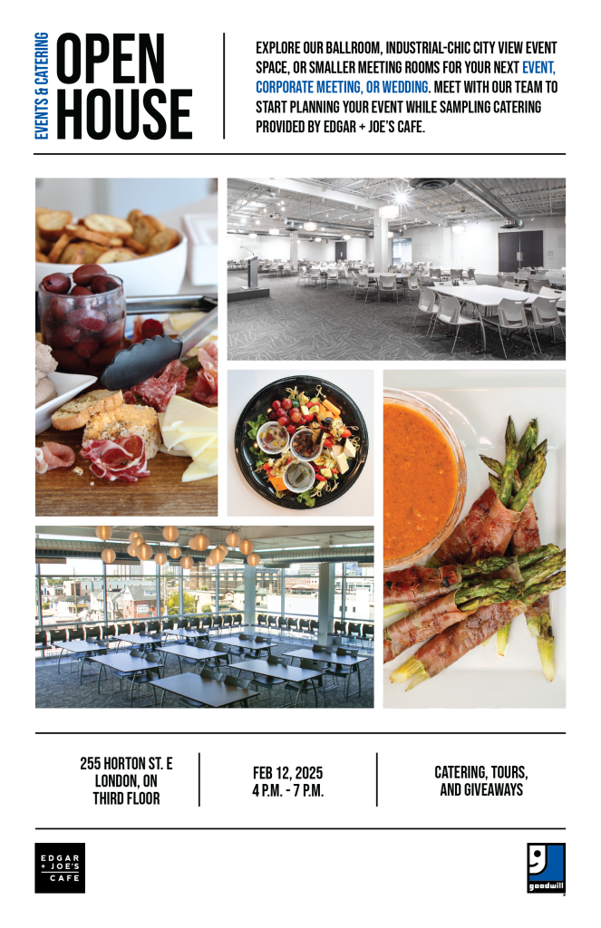 Goodwill Events and catering open house