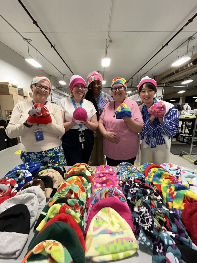 ClothingWorks hat donation